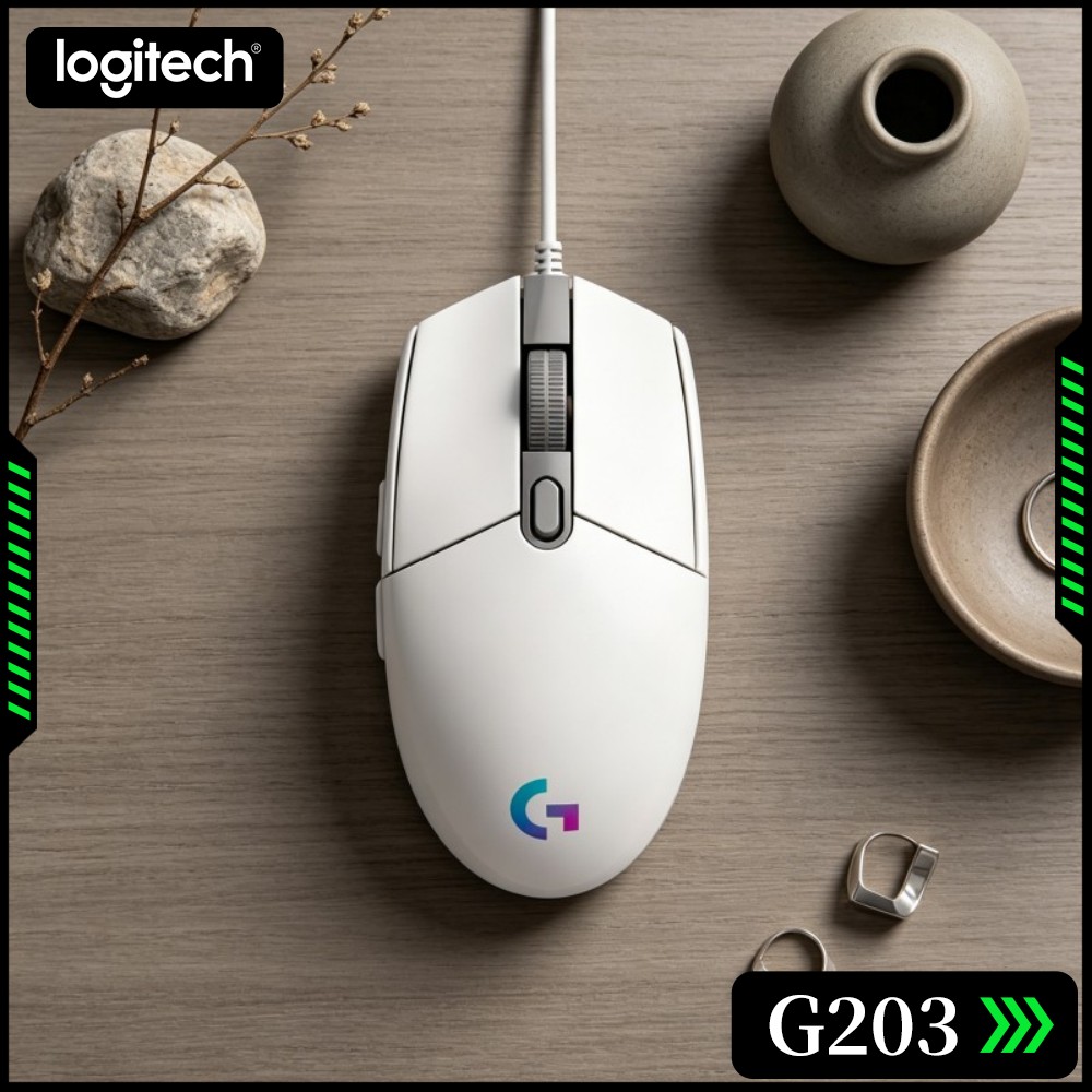 Logitech Mouse G203 - Logitech G203 Wired Gaming Mouse Durable