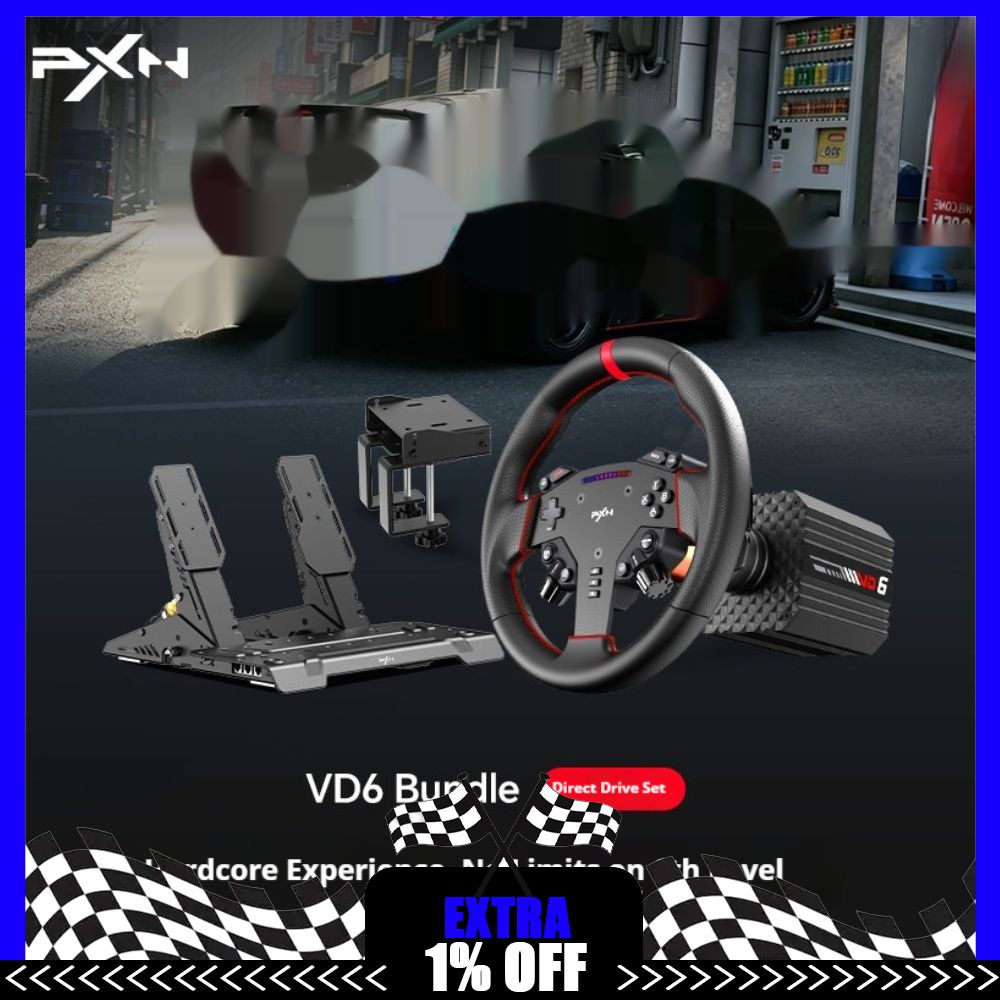 Gaming Accessories Driving - PXN VD6 Game Steering Wheel Servo