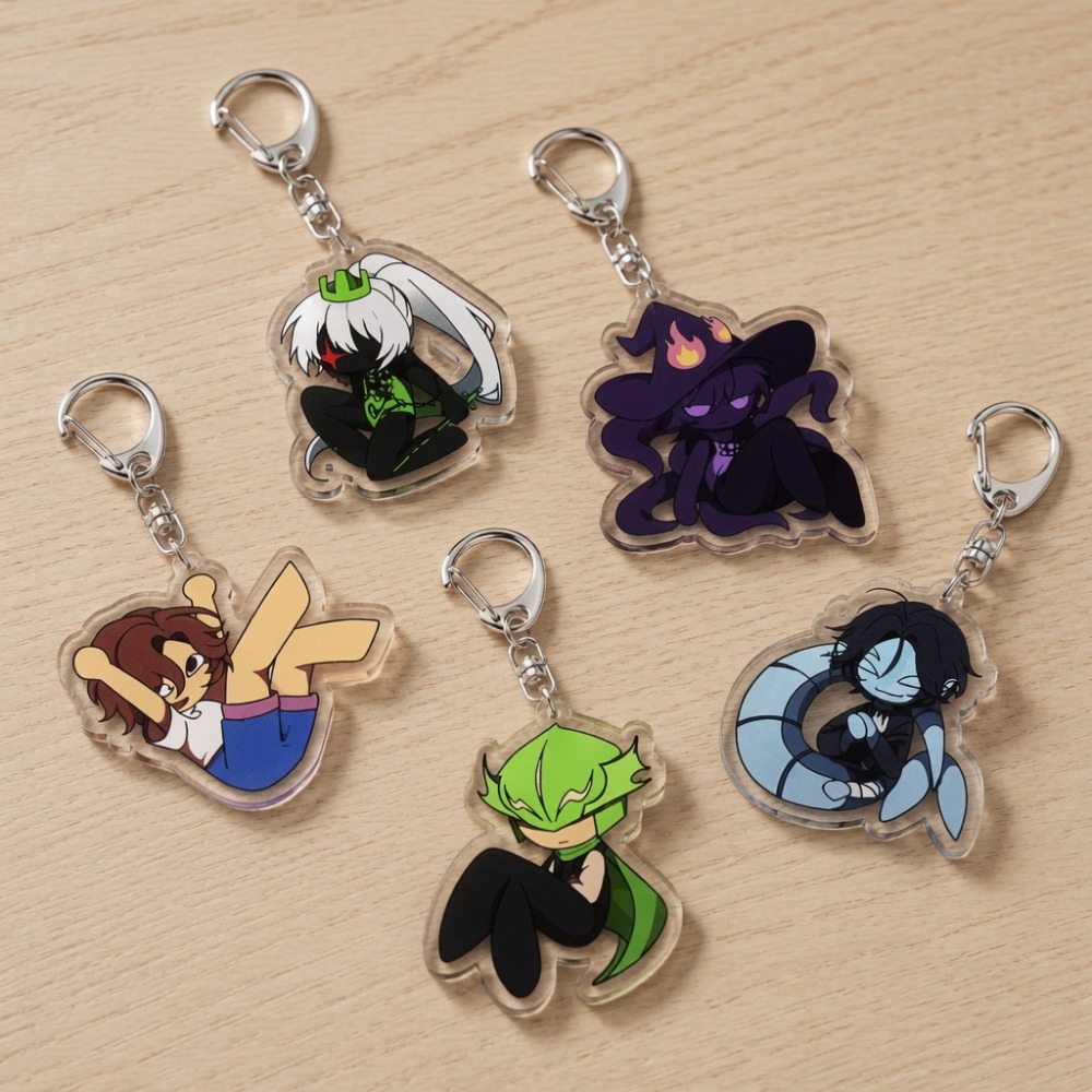 Gaming Accessories Stand - Cute Cartoon Chibi Keychains Accessories Bag