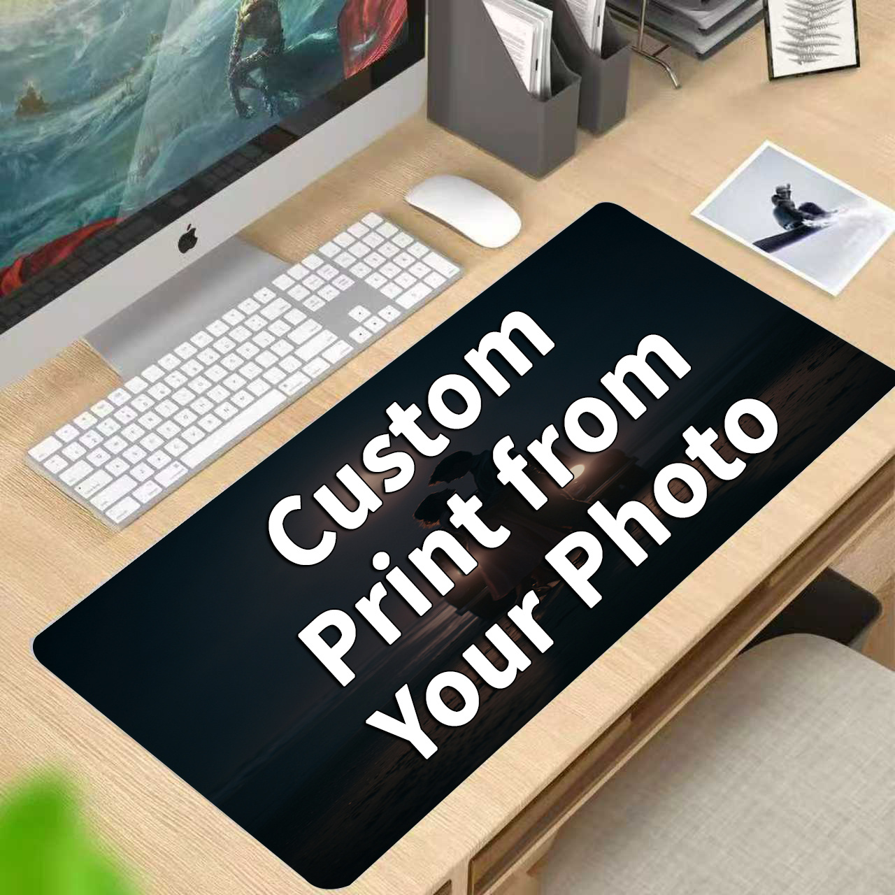 Gaming Accessories Desktop - Custom Photo Mouse Pad, Personalized Mouse