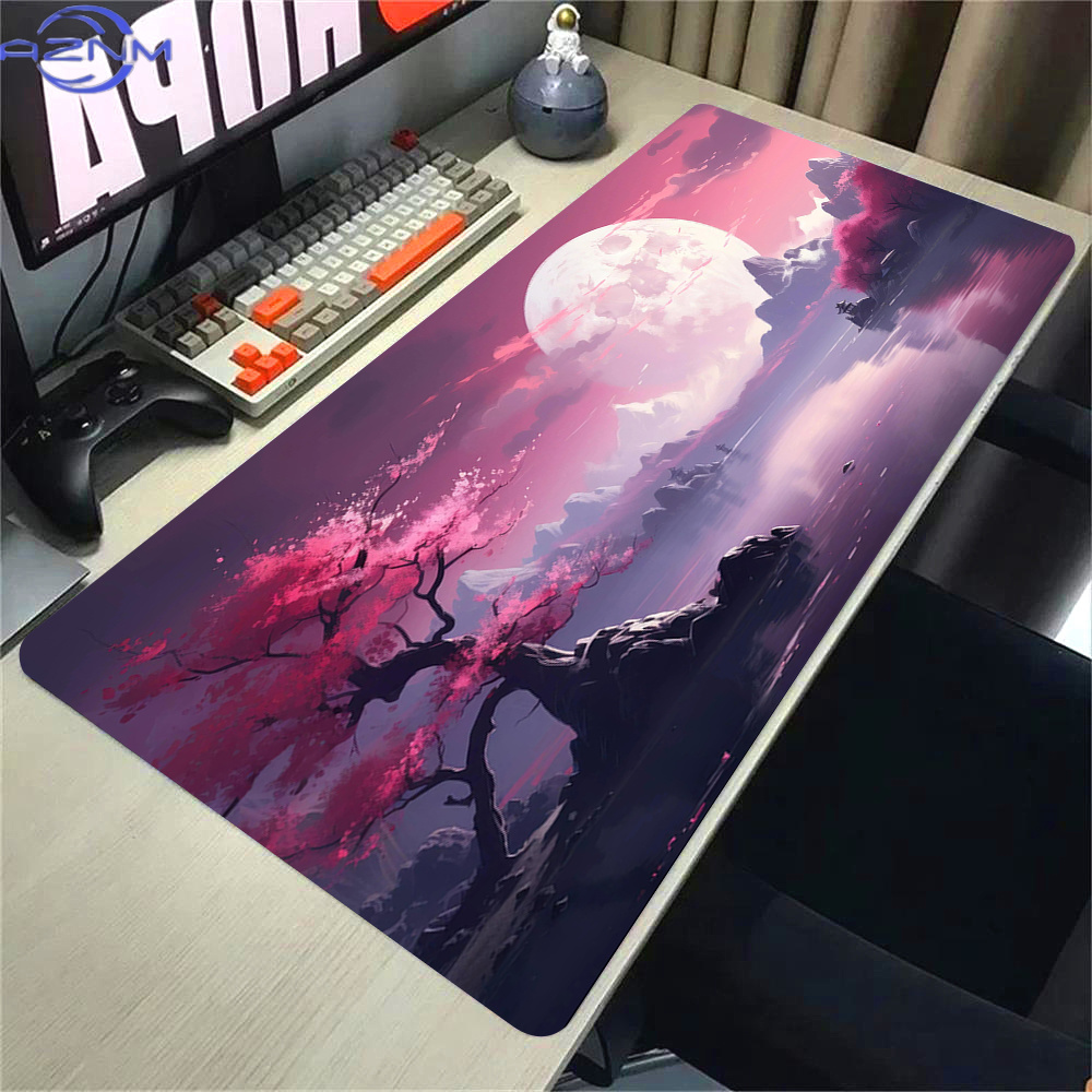 Pink Sakura Anime Mousepad Lan - Gaming Accessories Pink ulasan dan harga