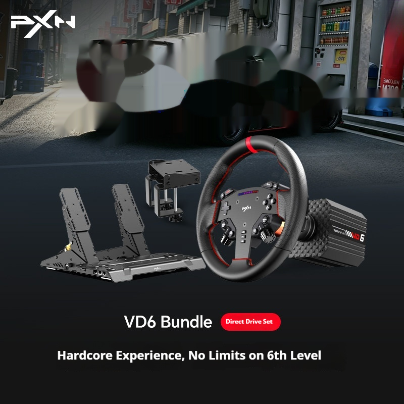 PXN VD6 Game Steering Wheel Se - Gaming Accessories Driving ulasan dan harga