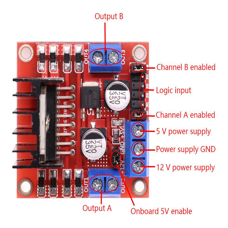 L298N motor drive module DC st - Gaming Accessories Driving ulasan dan harga
