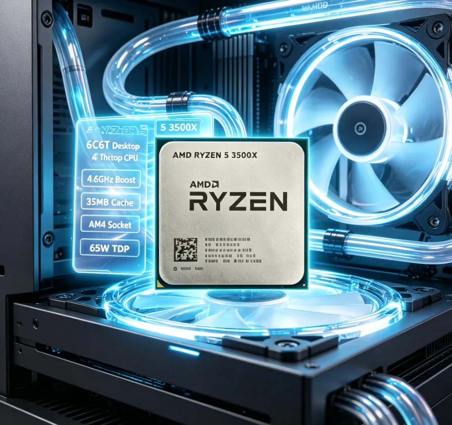 AMD Ryzen 5 3500X AM4 Desktop  - Gaming Accessories Stand ulasan dan harga