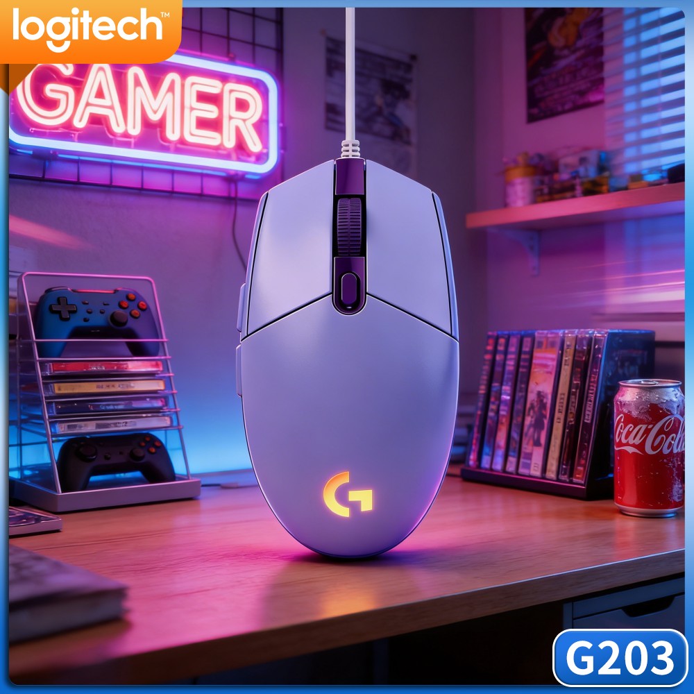 Logitech G203 Wired Gaming Mou - Logitech Mouse G203 ulasan dan harga