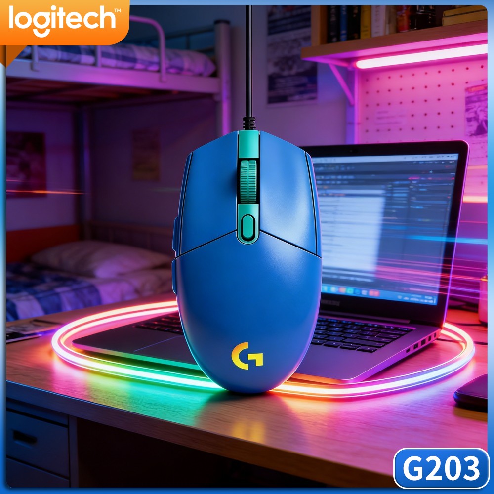 Logitech G203 Wired Gaming Mou - Logitech Mouse G203 ulasan dan harga