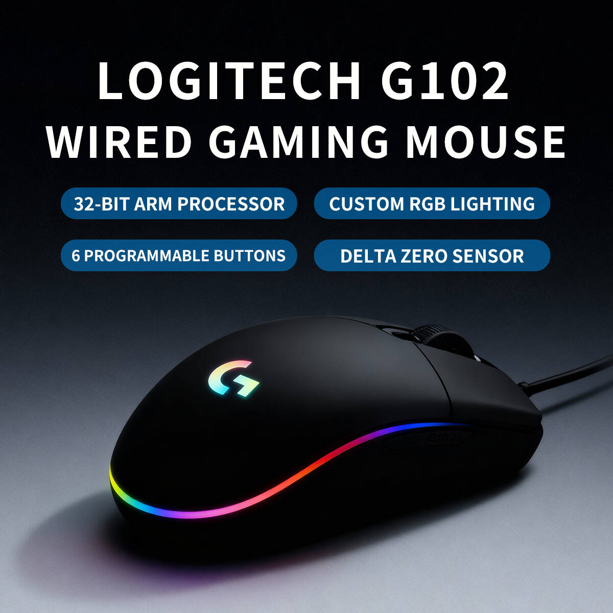 Logitech G203 Wired RGB Gaming - Logitech Mouse G203 ulasan dan harga
