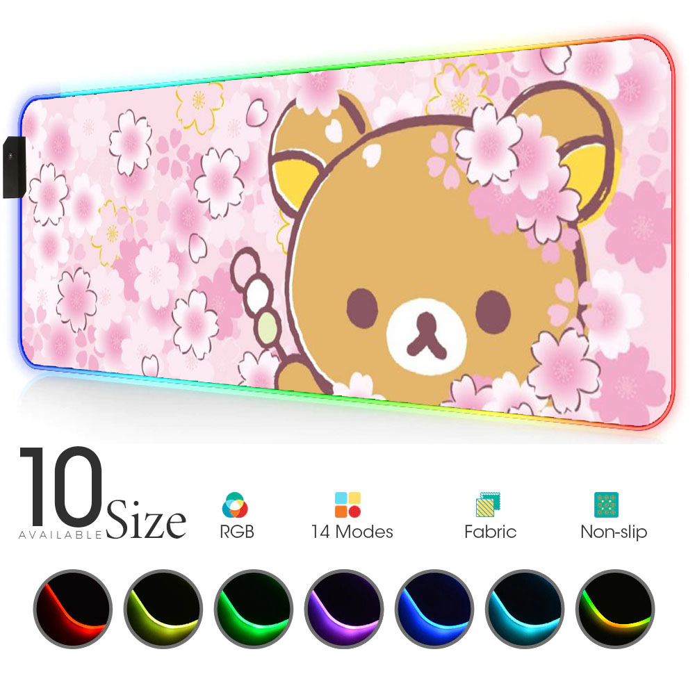 Korilakkuma Mouse Pad Xxl Cute - Gaming Accessories Pink ulasan dan harga