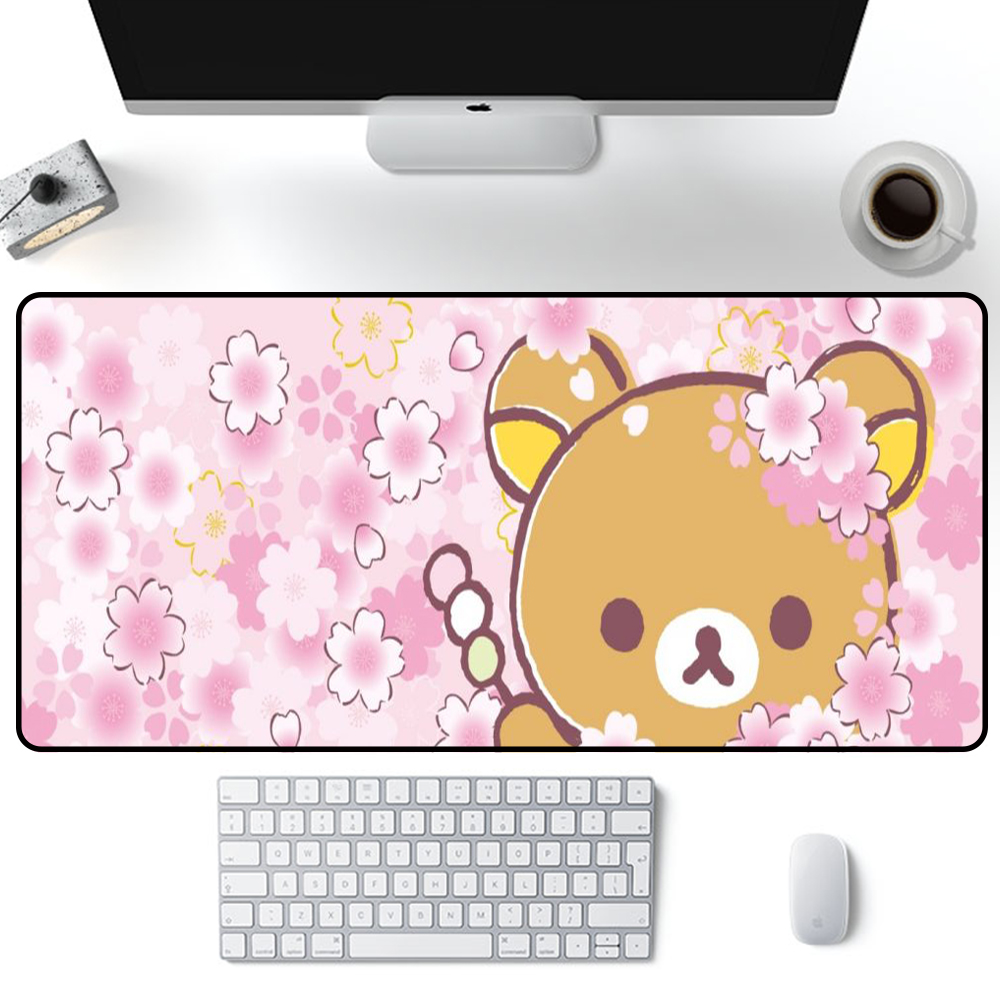 Korilakkuma Mouse Pad Xxl Cute - Gaming Accessories Pink ulasan dan harga