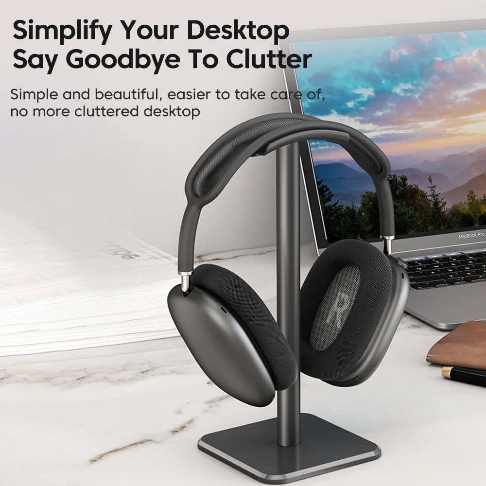 Universal Headphone Stand Alum - Gaming Accessories Stand ulasan dan harga