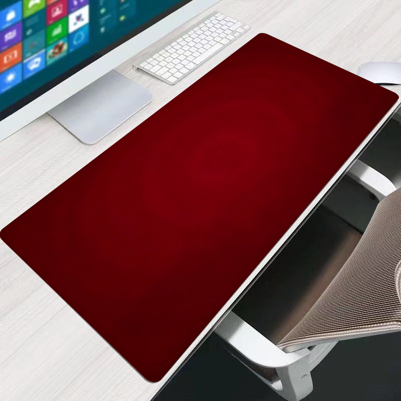 Red Mouse Pad Office Extended  - Gaming Accessories Pink ulasan dan harga