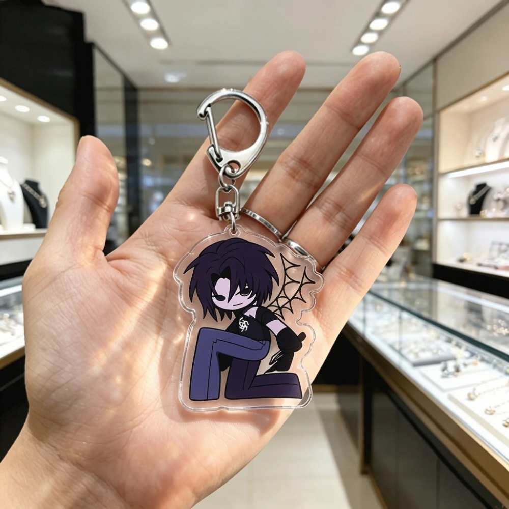 Cute Cartoon Chibi Keychains A - Gaming Accessories Stand ulasan dan harga